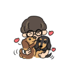 キノコ犬の日常（個別スタンプ：24）