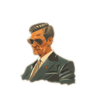 boss with a sunglasses（個別スタンプ：7）