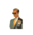 boss with a sunglasses（個別スタンプ：13）