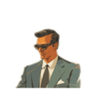 boss with a sunglasses（個別スタンプ：17）