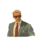 boss with a sunglasses（個別スタンプ：23）