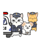 猫警察官の生涯（個別スタンプ：4）