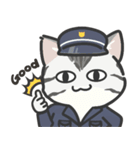 猫警察官の生涯（個別スタンプ：7）