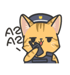 猫警察官の生涯（個別スタンプ：15）