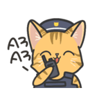 猫警察官の生涯（個別スタンプ：16）