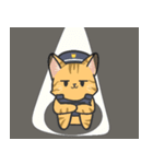 猫警察官の生涯（個別スタンプ：17）