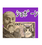 ⚫お札の偉人ミームwww【新札/新紙幣/お金】（個別スタンプ：11）