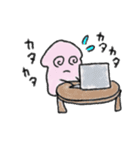 ある日のイカ（個別スタンプ：28）