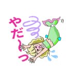 マーメイドのいずみちゃん＆あいちゃん①（個別スタンプ：3）