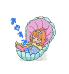 マーメイドのいずみちゃん＆あいちゃん①（個別スタンプ：16）