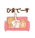 ☆笑顔で元気☆いま何してる？？スタンプ（個別スタンプ：25）