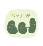 手書き「そらまめ三兄弟」（個別スタンプ：6）