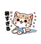 夏の猫にゃんスタンプ（個別スタンプ：17）