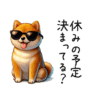 夏の柴犬（個別スタンプ：9）