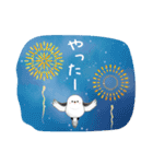 シマエナガ ジュリーの夏スタンプ（個別スタンプ：3）