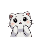 白猫たちの日常（個別スタンプ：13）