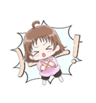 働くユリアちゃん日常版（個別スタンプ：5）