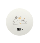 三毛猫のみーの日常（個別スタンプ：5）