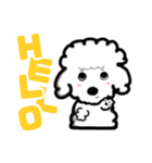 白プーのアトムくん（個別スタンプ：1）