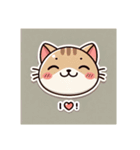 愛らしい猫のLINEスタンプコレクション（個別スタンプ：3）