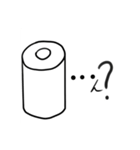 トイレットペーパーマンk（個別スタンプ：1）