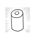 トイレットペーパーマンk（個別スタンプ：8）