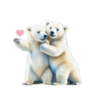 Twin polar bears（個別スタンプ：2）