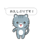 飛び出す！3びきのねこ♪ふきだしスタンプ（個別スタンプ：20）