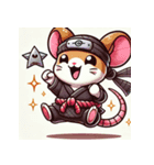 ニンジャのネズミスタンプ（個別スタンプ：1）