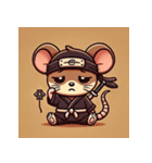 ニンジャのネズミスタンプ（個別スタンプ：2）