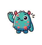 楽しいエイリアン達（個別スタンプ：13）