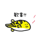 フググラフィックス（淡水フグ_01）（個別スタンプ：19）