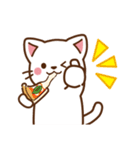 しろねこ♡毎日 日常 食べ物ver（個別スタンプ：24）