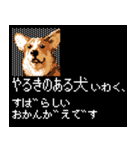 犬の軍師（8bitゲーム風）（個別スタンプ：13）