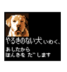 犬の軍師（8bitゲーム風）（個別スタンプ：22）