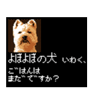 犬の軍師（8bitゲーム風）（個別スタンプ：23）