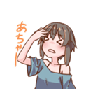 ななしのななこさん（個別スタンプ：1）