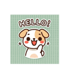 可愛い犬のLINEスタンプコレクション（個別スタンプ：1）