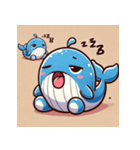 かわいい鯨スタンプ（個別スタンプ：6）