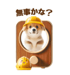 雨の日のコーギーに癒されるスタンプ[BIG]（個別スタンプ：27）