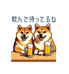 友達と飲みたい柴犬【酒クズ・おもしろい】（個別スタンプ：10）