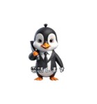 【毎日使える】ペンギン商事のペンギン達（個別スタンプ：14）