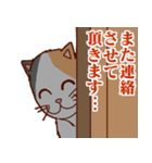 【夏にぴったり】ムキムキ猫の日常スタンプ（個別スタンプ：34）