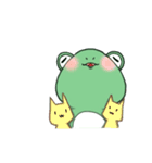 キュートなカエルの日常（個別スタンプ：3）