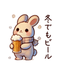 ビール好きうさぎ（個別スタンプ：40）