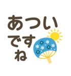 夏❤大人のデカ文字1【敬語】シニアの方にも（個別スタンプ：1）