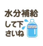 夏❤大人のデカ文字1【敬語】シニアの方にも（個別スタンプ：14）