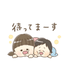 なかよしかぞく【おねえちゃんとおとうと】（個別スタンプ：16）