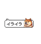 吹き出し太っちょ柴犬 使いやすい（個別スタンプ：39）