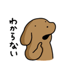 犬の気軽なリアクション（個別スタンプ：15）